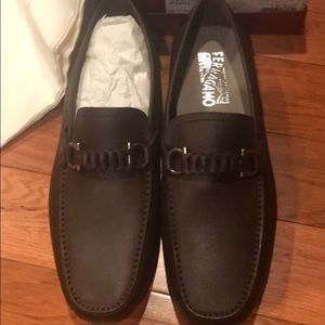 Nwt Salvatore Ferragamo men brown driver sz 10.5
